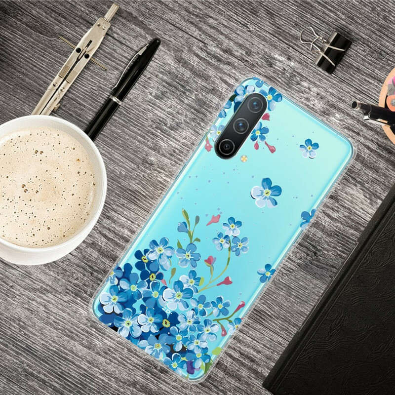 Coque OnePlus Nord CE 5G Fleurs Bleues