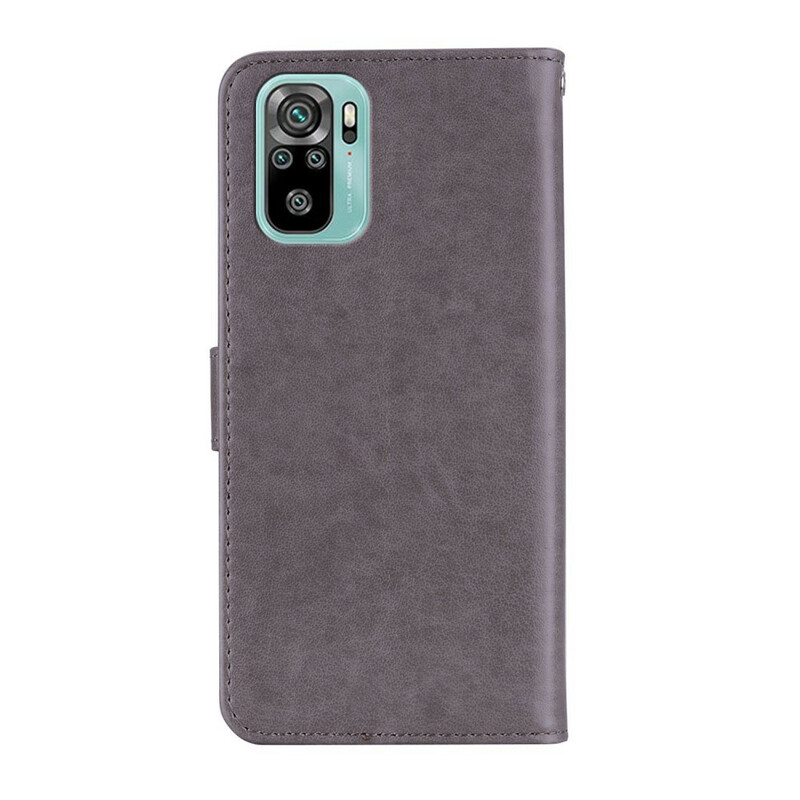 Housse Xiaomi Redmi Note 10 / Note 10s Hibou Mandala et Lanière