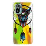 Coque Xiaomi Redmi Note 10 / Note 10s Attrape Rêves Hibou Fluorescente