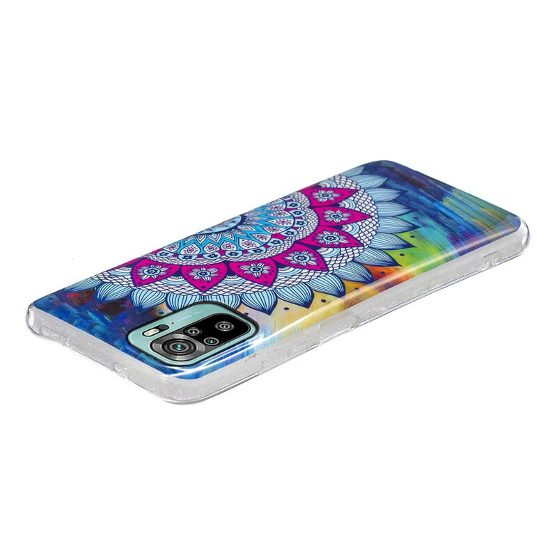 Coque Xiaomi Redmi Note 10 / Note 10s Mandala Coloré Fluorescente