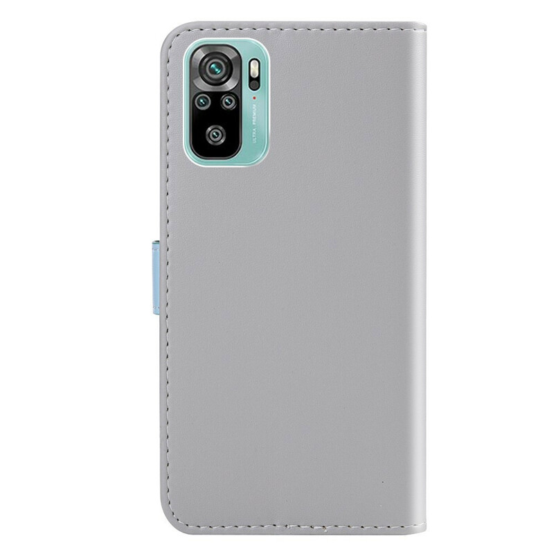 Housse Xiaomi Redmi Note 10 / Note 10s Effet Cuir Tricolore