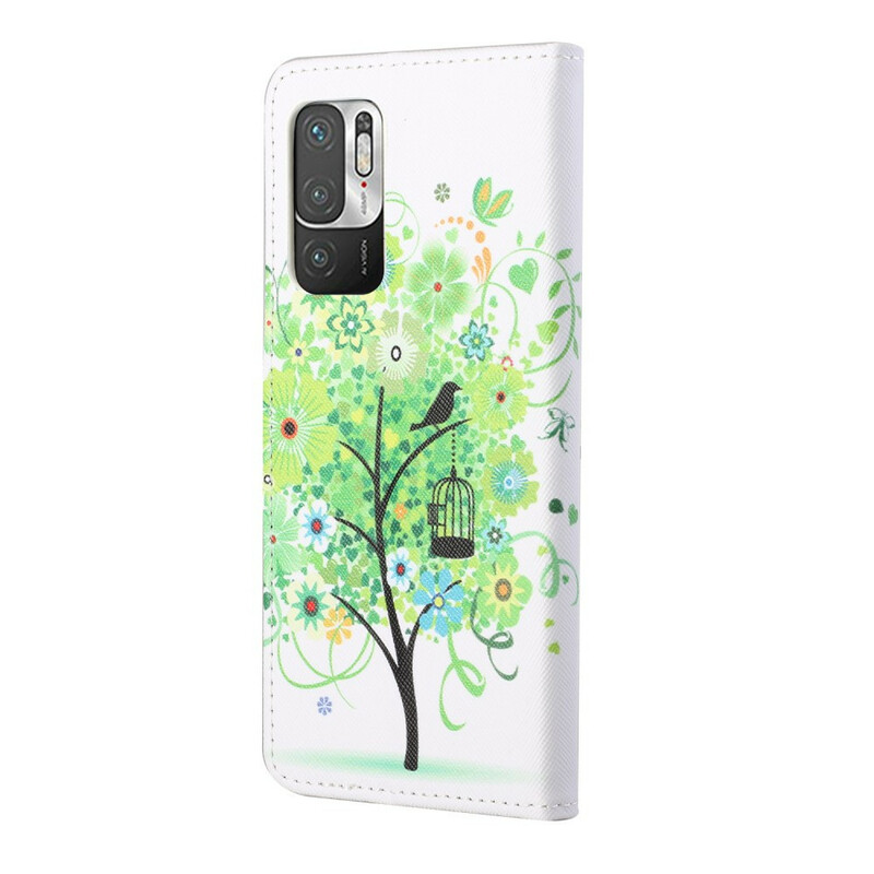 Housse Xiaomi Mi 10T / 10T Pro Arbre Feuillage Vert