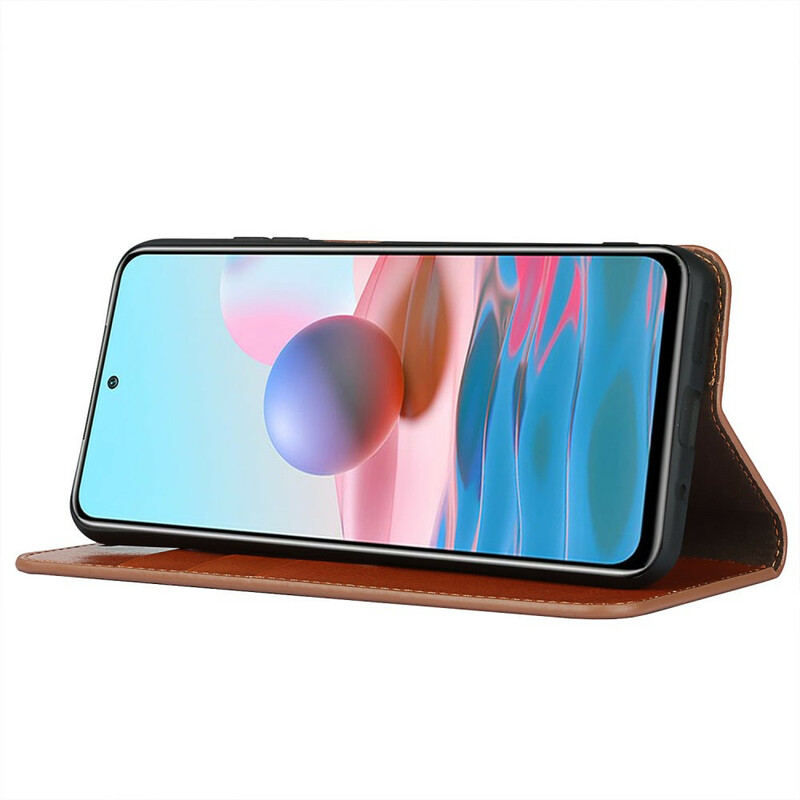 Flip Cover Xiaomi Redmi Note 10 5G / Poco M3 Pro 5G Cuir Véritable