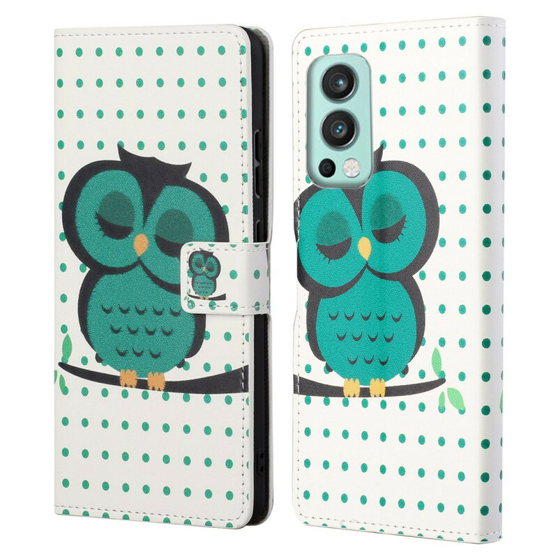 Housse OnePlus Nord 2 5G Hibou Endormi