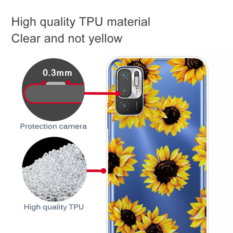 Coque Xiaomi Redmi Note 10 5G / Poco M3 Pro 5G Tournesols