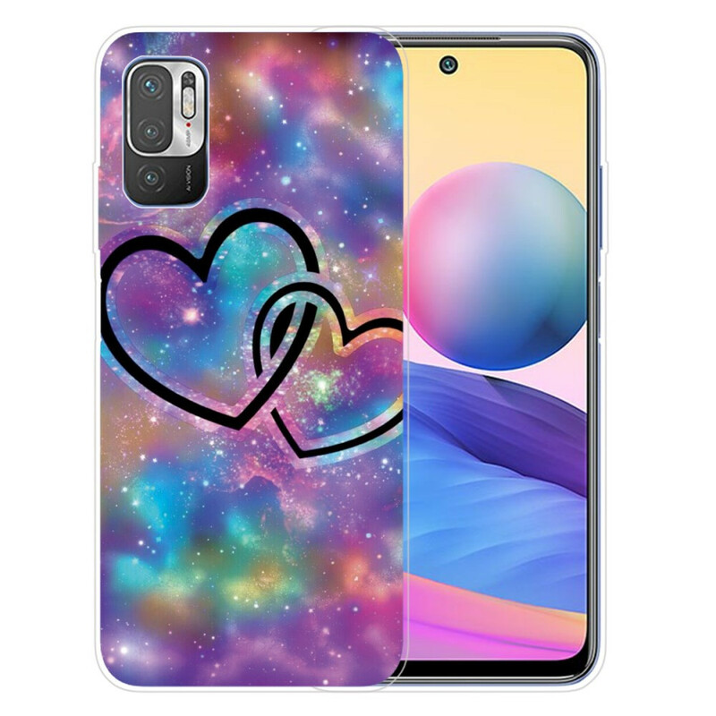 Coque Xiaomi Redmi Note 10 5G / Poco M3 Pro 5G Coeurs Enchaînés