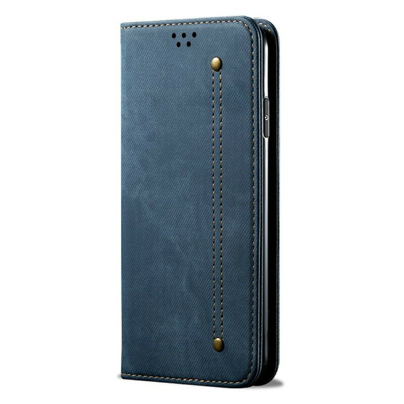 Flip Cover OnePlus Nord 2 5G Simili Cuir Texture Jeans