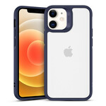 Coque iPhone 12 Mini Dos en Verre et Rebords en Silicone