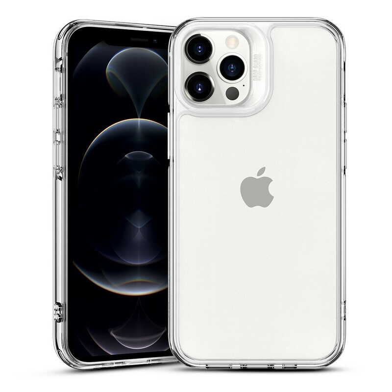 Coque iPhone 12 / 12 Pro Dos en Verre et Rebords en Silicone