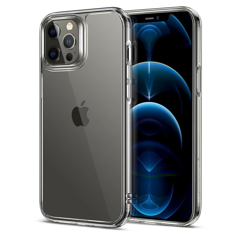 Coque iPhone 12 / 12 Pro Dos en Verre et Rebords en Silicone