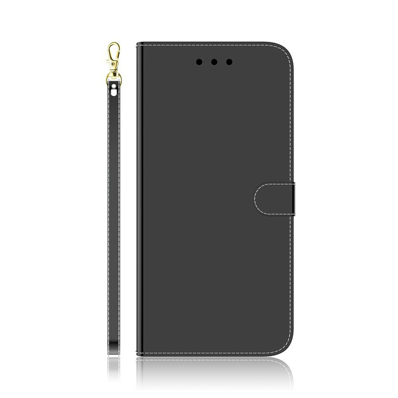 Housse Google Pixel 5A 5G Simili Cuir Couverture MIroir