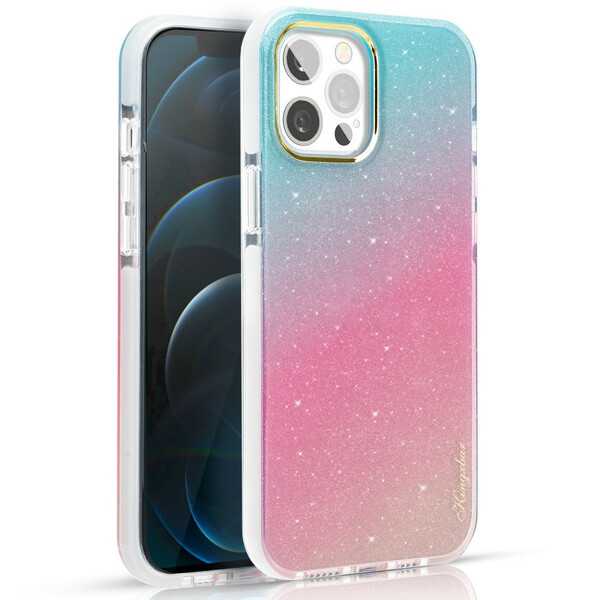 Coque iPhone 12 / 12 Pro Paillettes Multicolores KINGXBAR