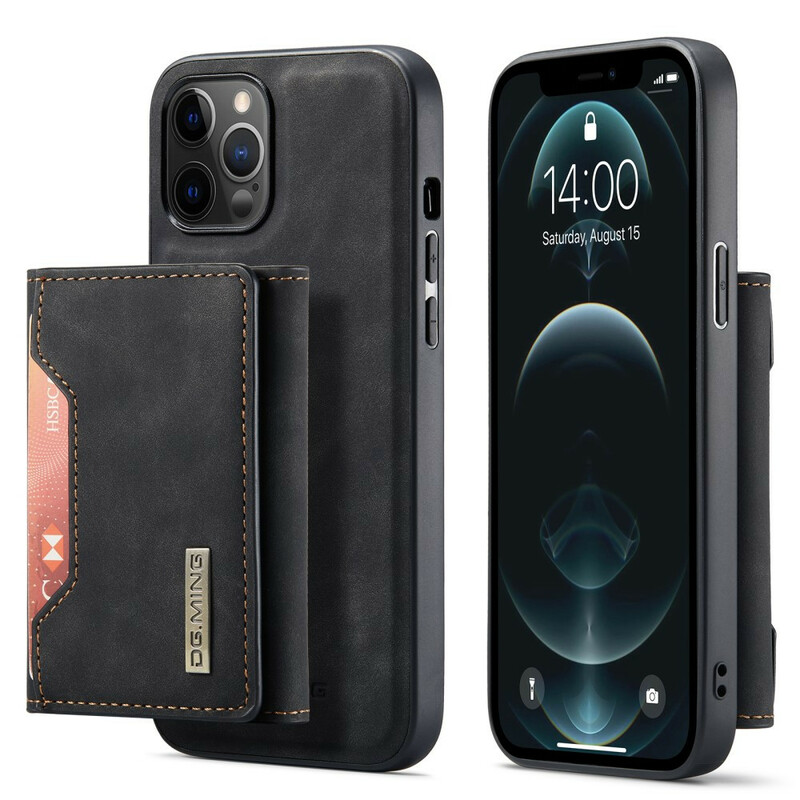 Coque iPhone 12 / 12 Pro Porte-Cartes Détachable DG.MING