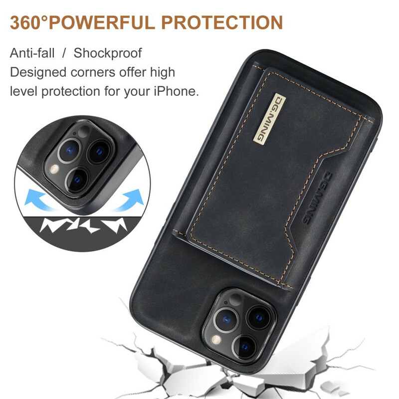 Coque iPhone 12 / 12 Pro Porte-Cartes Détachable DG.MING