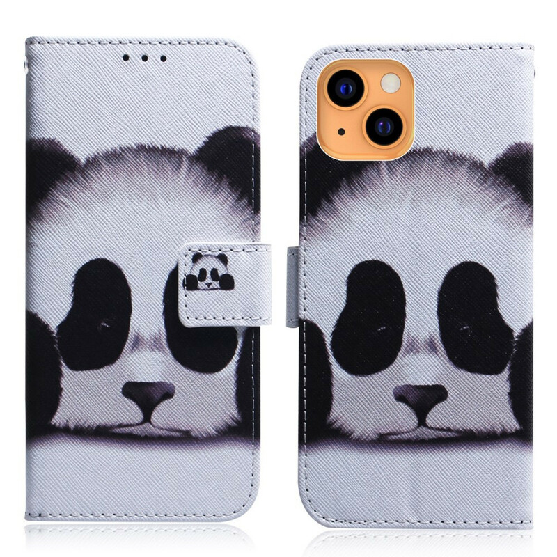 Housse iPhone 13 Mini Face de Panda