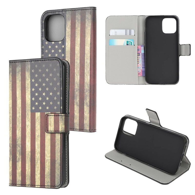 Housse iPhone 13 Mini Drapeau USA