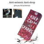 Housse iPhone 13 Mini Keep Calm and Sparkle