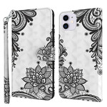 Housse iPhone 13 Mini Fleurs Dentelle