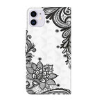 Housse iPhone 13 Mini Fleurs Dentelle