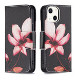 Housse iPhone 13 Mini Fleur Rose