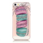 Coque iPhone SE/5/5S Transparente Macarons Gourmands