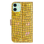 Housse iPhone 13 Mini Croco Diamants