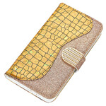 Housse iPhone 13 Mini Croco Diamants