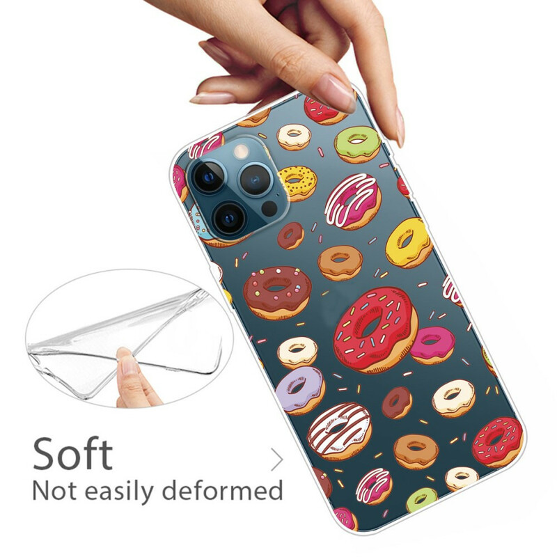 Coque iPhone 13 Pro Max Love Donuts