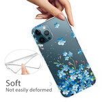 Coque iPhone 13 Pro Max Bouquet de Fleurs Bleues