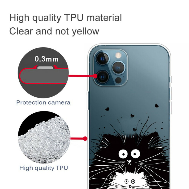 Coque iPhone 13 Pro Max Regarde les Chats