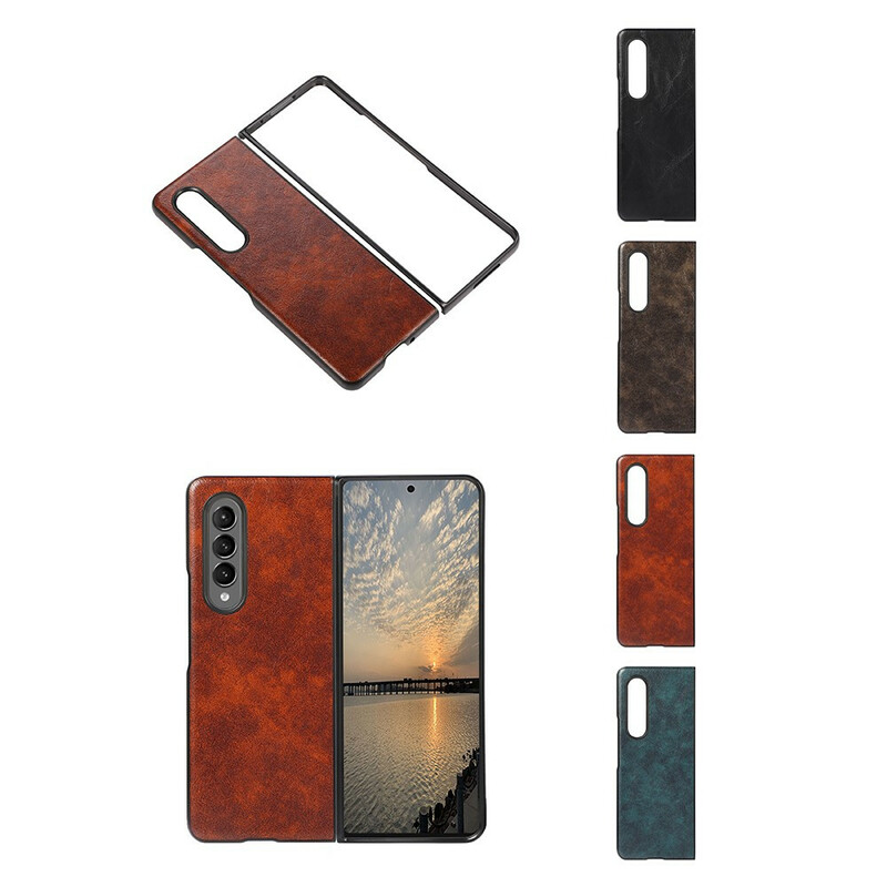 Coque Samsung Galaxy Z Fold 3 5G Simili Cuir Premium