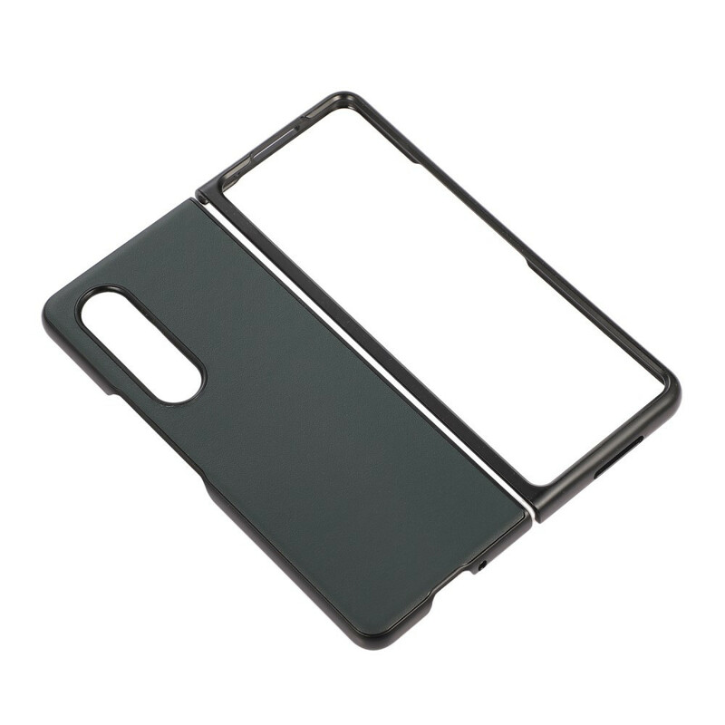 Coque Samsung Galaxy Z Fold 3 5G Véritable Cuir Design