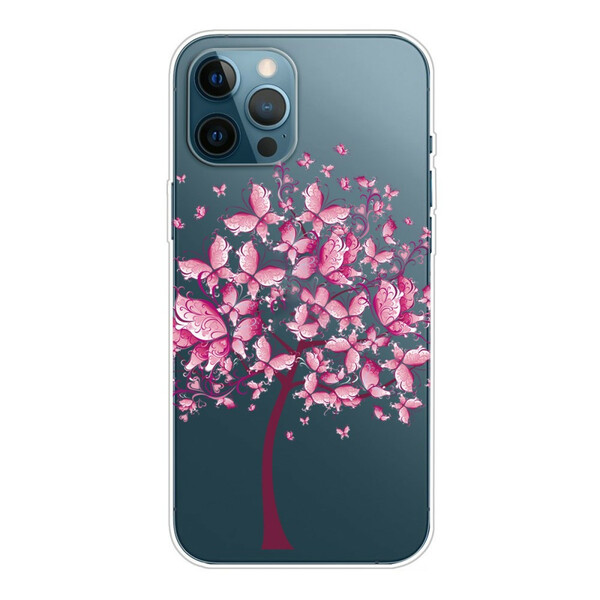 Coque iPhone 13 Pro Top Arbre Rose