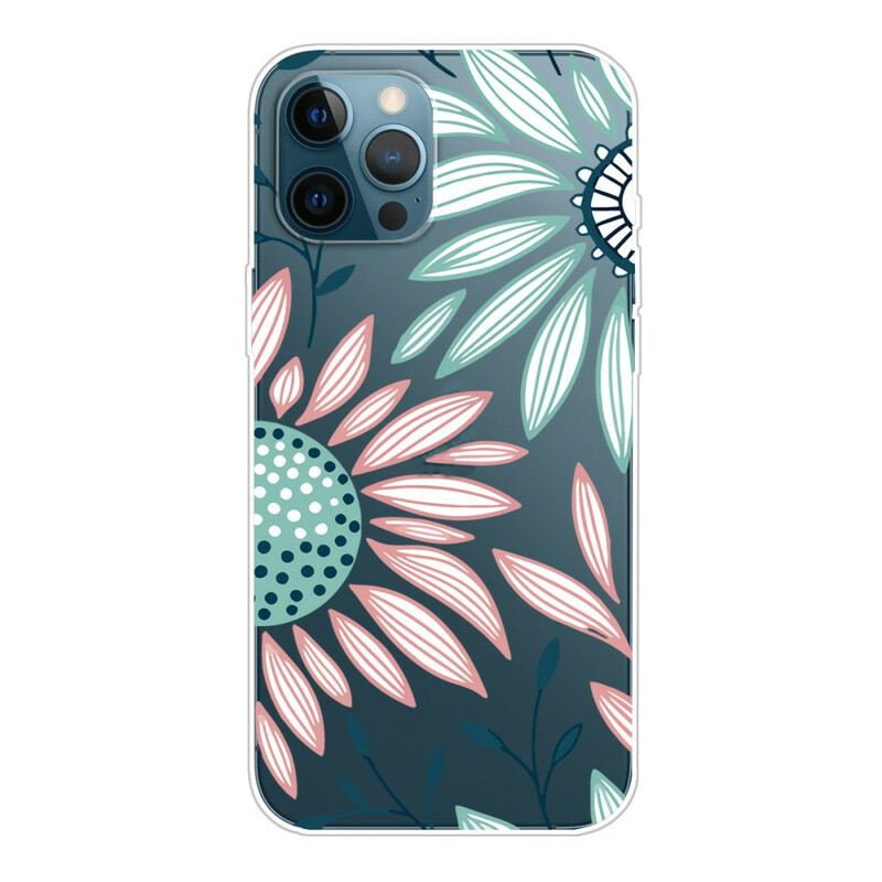 Coque iPhone 13 Pro Transparente Une Fleur