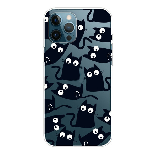 Coque iPhone 13 Pro Souris Noires