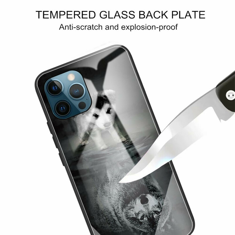 Coque iPhone 13 Pro Verre Trempé Rêve de Chiot