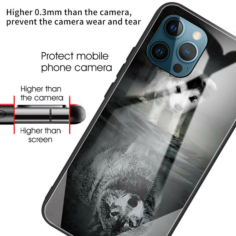 Coque iPhone 13 Pro Verre Trempé Rêve de Chiot