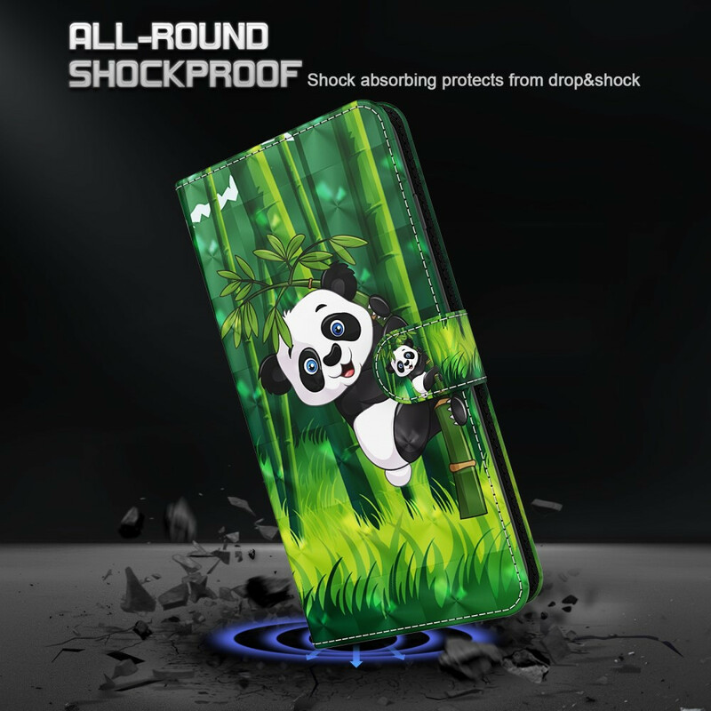 Housse iPhone 13 Pro Panda et Bambou