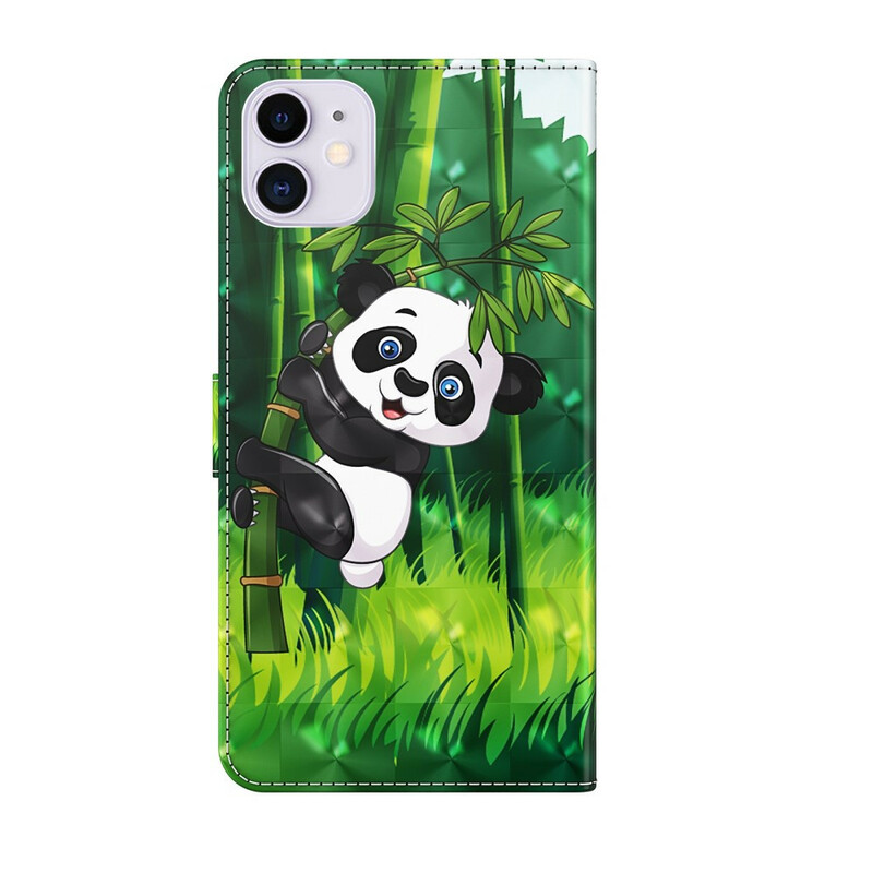 Housse iPhone 13 Pro Panda et Bambou