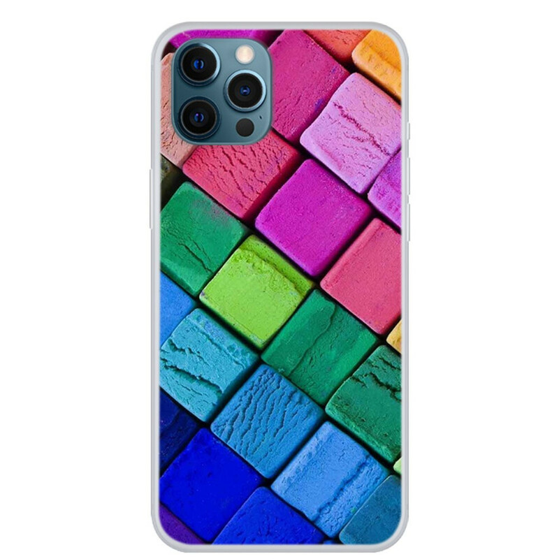 Coque iPhone 13 Pro Cubes Colorés