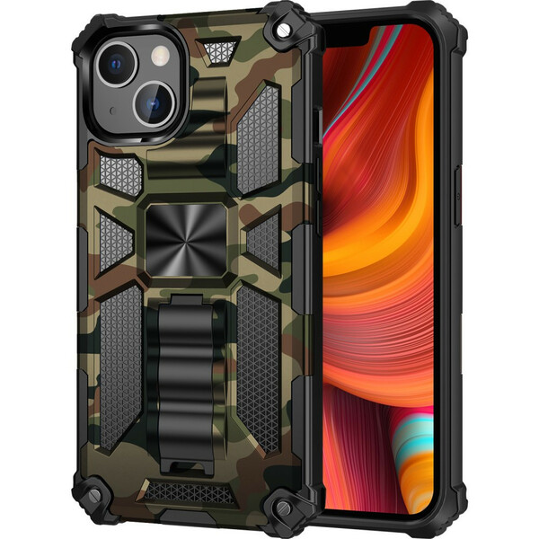 Coque iPhone 13 Pro Camouflage Support Amovible