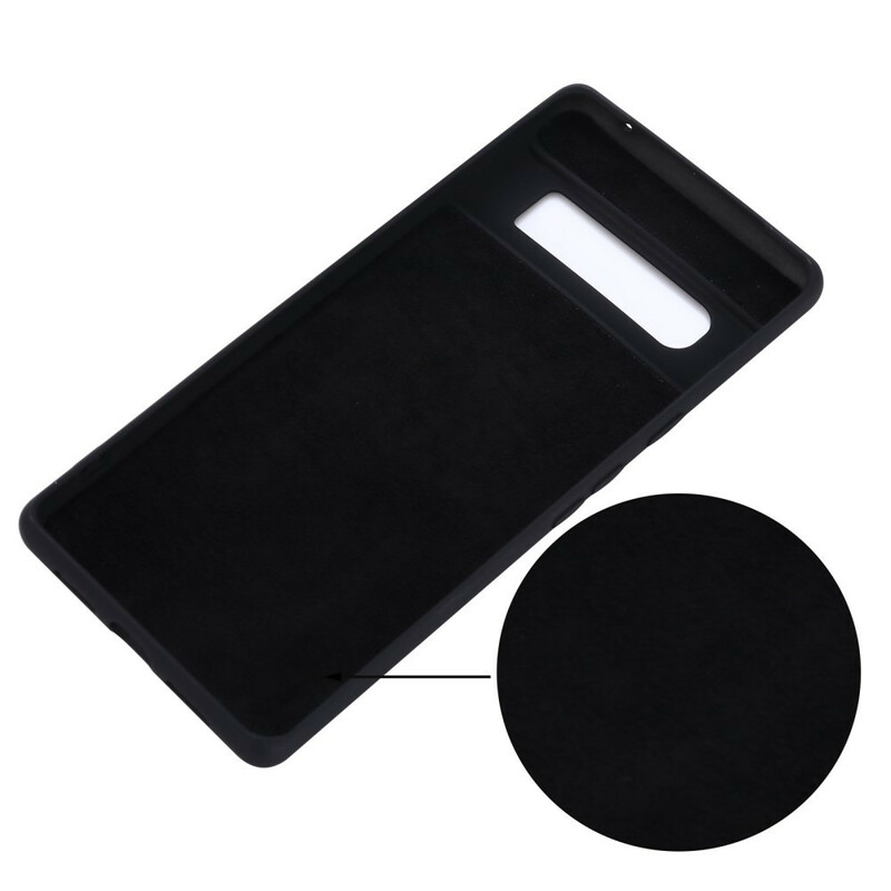 Coque Google Pixel 6 Pro Silicone Liquide Avec Lanière