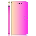 Housse iPhone 13 Pro Simili Cuir Couverture Miroir