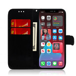 Housse iPhone 13 Pro Simili Cuir Couverture Miroir