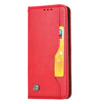 Flip Cover iPhone 13 Pro Simili Cuir Porte-Cartes