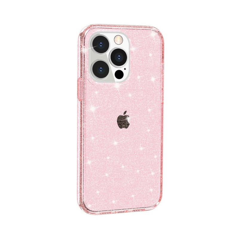 Coque iPhone 12 Pro Transparente Paillettes