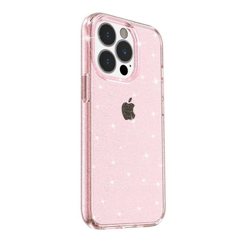 Coque iPhone 12 Pro Transparente Paillettes