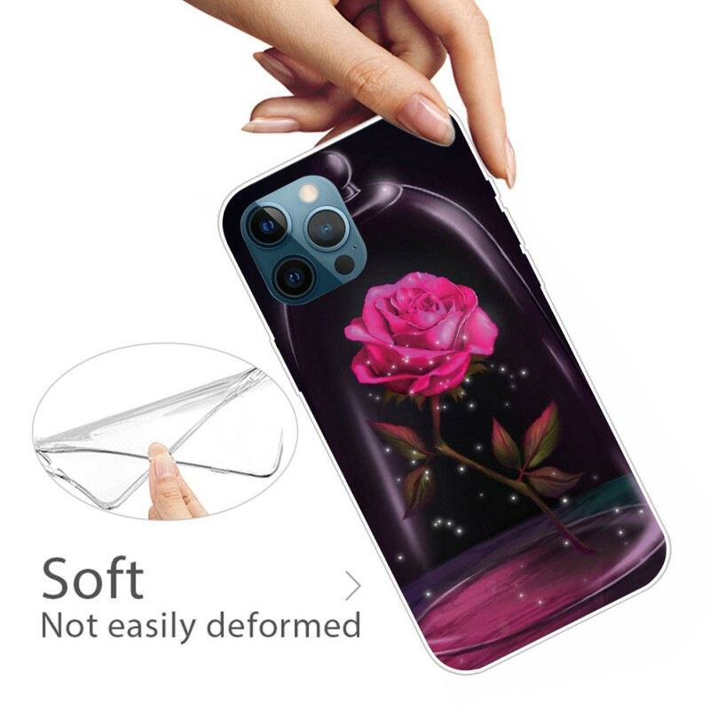 Coque iPhone 13 Pro Max Rose Magique