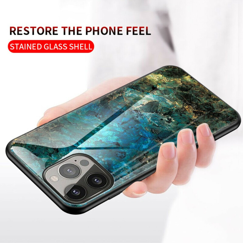 Coque iPhone 13 Pro Verre Trempé Marble Colors