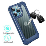 Coque iPhone 13 Pro Transparente Texture Fibre Carbone